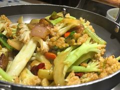 香锅开心花菜-小菜园新徽菜(常州武进吾悦店)