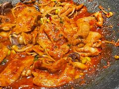 铁板章鱼五花肉-春熙台韩国料理·章鱼肥牛(西丽店)