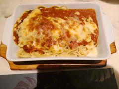 芝士培根肉酱焗意粉-绿茵阁(体育西分店)