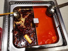 牛油麻辣锅底-海底捞火锅(青悦城店)