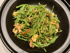 腩肉炒扁豆-上海1号私藏菜(静安店)