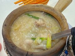 -长城砂煲田鸡粥