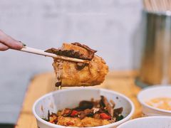 牛肉腰花二合一豆皮-周记热干面豆皮大王(桃花东街店)