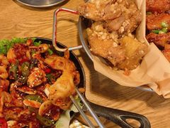 双拼炸鸡-富乐满韩国正宗炸鸡韩国料理(虹泉路店)