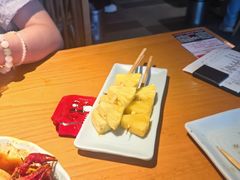 烤凤梨串-蚝翅·海鲜粥·烧烤·龙虾季(海曙天一店)