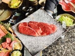 现切射和牛肋排-老乾杯和牛烧肉(王府中环店)