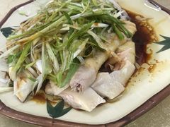 白切鸡的大葱酱油-隆都四季香饭店(碧海路店)
