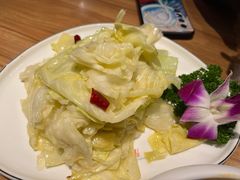 爆炒莲花白-品回味清真西北楼(宁波首店)