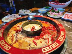 菌汤鸳鸯锅-蜀辣居鲜货老火锅(簇桥富顿中心店)