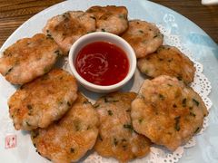 莲藕酿煎虾饼-聚缘堂·海鲜私房菜(松岭路店)