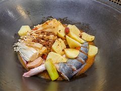 金针菇-老刘生态大鱼坊铁锅炖鱼(赛马场店)