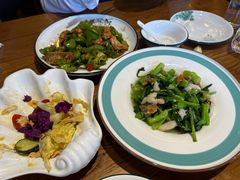 -东来菜馆•手抓海鲜家常菜•海鲜锅贴(鸽子窝店)