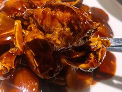 毛蟹炒年糕-屋里厢上海菜馆