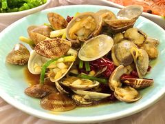 姜葱炒花蛤-阿杰臻选海鲜饭店(普陀山店)