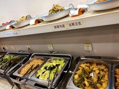 自助取餐区-鹈鹕素食餐厅自助餐部(正阳街店)