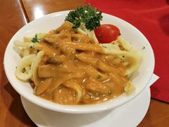 德式面条配奶油蘑菇汁-申德勒加油站西餐厅(日坛路总店)