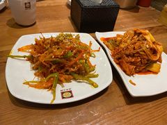 拌明太鱼-喇喇排骨火锅·传统韩式脊骨汤(望京西园总店)