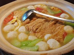 丝瓜鱼丸炖馓子-永安鱼庄·镇江菜(东吴路店)