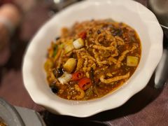 鱼香锅巴肉丝-刘胖子家常菜(金色港湾店)