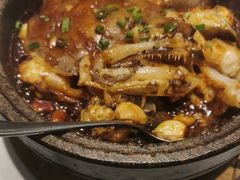 -海派美食·家宴海鲜青岛菜·石锅鲽鱼头(东方城店)