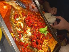 -探鱼·鲜青椒爽麻烤鱼(广州南沙万达广场店)