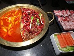 一次用油老火锅-锅说大脸毛肚重庆老火锅(佐阾店)