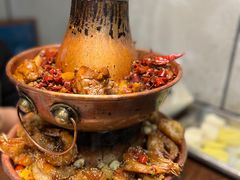 鸡腿锅-超越炭火牛蛙火锅鸡(河东店)