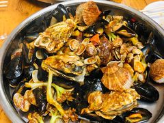 手抓炒海鲜-桔子海鲜烧烤大排档(台东店)