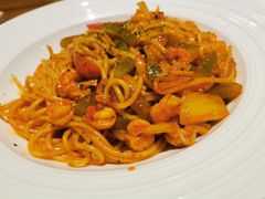 麻辣小龙虾意面-必胜客(宁波天一水街店)