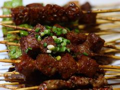 雪花牛肉粒-庞家烧烤客栈(炮台山店)