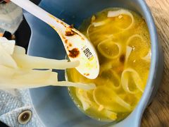 元气虫草花排骨汤面皮儿-魏家凉皮(梨园店)