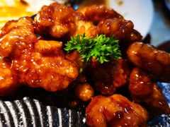 雪花糖醋里脊-绿茶餐厅(二七万达店)