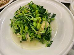 鸡毛菜豆米炒油皮-冶春茶社(官园桥店)