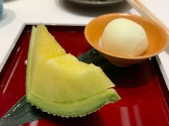 哈密瓜配冰淇淋-鮨一日本料理旗舰店(总店)