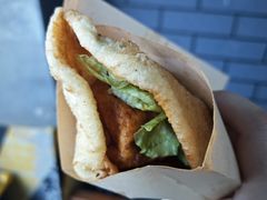 -小红车炸蛋葱油饼