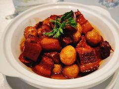 红烧肉鹌鹑蛋-庆丰源中餐厅