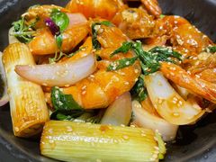 九层塔三杯大明虾-宴南庭·闽味私房菜