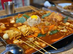 鱼饼火山炒年糕-包装马车·韩国料理·포장마차