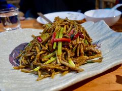 豆芽粉条炒黑猪肉-醉霖生态餐厅(交大店)