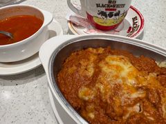 鲜茄焗猪排饭-香港新发烧腊茶餐厅(书城店)