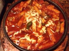 奶酪海鲜炒米条-包装马车·韩国料理·포장마차