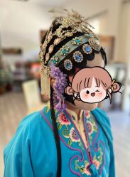 -后宫·古装汉服京剧儿童亲子全家福摄影