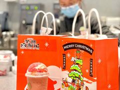 雪山莓莓桂花冻-喜茶(合肥正大广场店)
