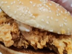 香辣鸡腿堡单人餐兑换券-肯德基(郴州飞虹店)