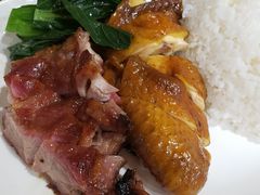 叉燒拼豉油雞飯-齿留香
