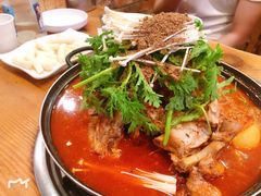 土豆排骨火锅-喇喇排骨火锅·传统韩式脊骨汤(望京西园总店)