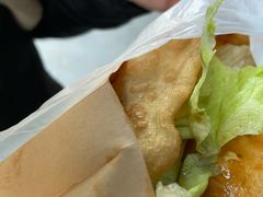 -小红车炸蛋葱油饼