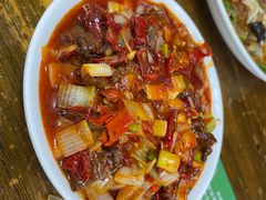 -歹歹的加个面过油肉拌面