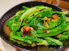 豆豉鲮鱼油麦菜-潮十三潮汕砂锅粥(高新四路大都荟店)