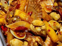 辣炒杂贝加土豆条-一顿烧烤(八经街店)